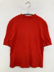 MEYAME COTTON KNIT TEE コットンニットTシャツ F 赤 - メルカリ