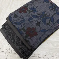 大島紬 着物 正絹 5着 着物まとめ売り リメイク材料 s-954のサムネイル