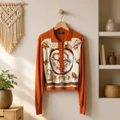 ETRO シルク パネル カラーネック ニット IT 44 サイズのサムネイル