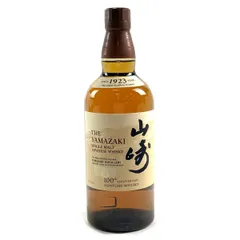 【東京都内限定お届け】 サントリー SUNTORY 山崎 100周年記念 シングルモルト ジャパニーズ 700ml 国産ウイスキー 【古酒】のサムネイル