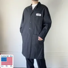80s USA製 RED KAP レッドキャップ エンジニアコート 黒 L ブラック ショップコート ビンテージ アメリカ製 D154-17-0003ZVのサムネイル
