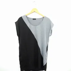 アパートバイローリーズ apart by lowrys シャツ ブラウス 総柄 丸首 フレンチスリーブ F グレー ブラック 黒 /MT17のサムネイル