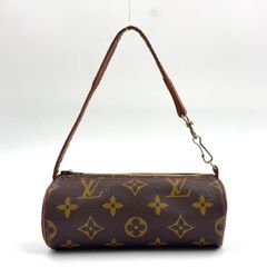 [New Arrival] LOUIS VUITTON Papillon, serial number unknown, leather and PVC, brown and light brown pouch, gold.