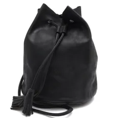 チーバ/CI-VA バッグ ショルダーバッグ 鞄 レディース 女性 女性用 レザー 革 本革 ブラック 黒 2124OPACA タッセル付き巾着型ショルダーポシェットのサムネイル