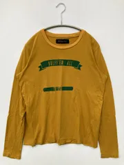 LOUNGE LIZARD Tシャツ/カットソー 2 イエロー 前面プリント ブランドロゴ ショート丈 長袖 クルーネック(丸首) メンズのサムネイル