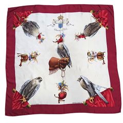 美品】エルメス カレ90 LES GIROUETTES 風見鶏 シルクスカーフ - メルカリ