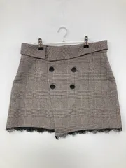 ZARA BASIC ザラベーシック ショート/ミニスカート L グレー レディースのサムネイル