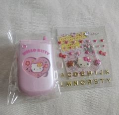 ♡ キティ マイメロ えらんで ガラケーフォトホルダー ミニチュア 推し