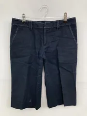 TOMMY HILFIGER トミーヒルフィガー チノパンツ 0 ネイビー ハーフ・ひざ丈 無地 レギュラー センタープレスあり レディース
