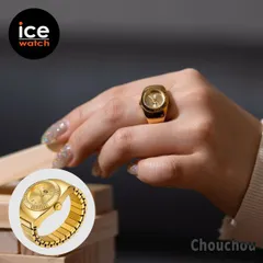 【即納】国内正規品 ICE WATCH アイスウォッチ リングウォッチ Chouchou ゴールド ステンレス レディース メンズ ユニセックス 025516 指輪時計のサムネイル