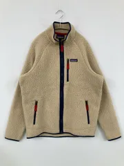 patagonia パタゴニア ブルゾン L ベージュ ボア 無地 ブランドロゴ ミドル丈 フードなし ジップアップ メンズのサムネイル