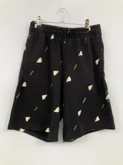adidas アディダス スウェットパンツ L ブラック ブランドロゴ その他総柄 スタンダード レギュラー ウエストゴム・紐 メンズ
