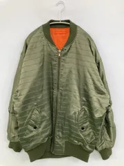 stussy ステューシー MA-1 カーキ バックプリント ブランドロゴ その他総柄 フードなし メンズのサムネイル