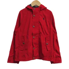ポロバイラルフローレン マウンテンパーカー ジャケット アウター キッズ 男の子用 7サイズ レッド Polo by Ralph Lauren 【中古】のサムネイル
