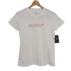 ナイキ 半袖Ｔシャツ 未使用 フィットドライ スポーツウエア トップス 白 レディース Mサイズ ホワイト NIKEのサムネイル