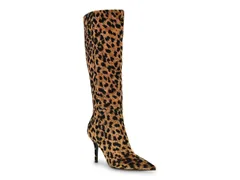 ゲス レディース シューズ ブーツ・レインブーツ Guess Gressa Boot Light BrownBlack Leopard Print ブラックのサムネイル