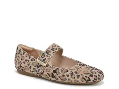 ドクター・ショール レディース シューズ パンプス Dr Scholls Weston Mary Jane Brown Leopard Print Suede ブラウンのサムネイル