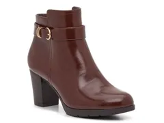 アンクライン レディース シューズ ブーツ・レインブーツ Anne Klein Rowan Bootie Cognacのサムネイル