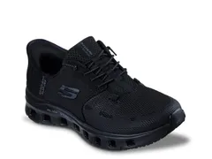 スケッチャーズ レディース シューズ スニーカー Skechers Hands Free Slipins Work GlideStep Pro Edura Work Sneaker Womens Bl