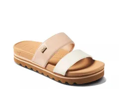 リーフ レディース シューズ サンダル Reef Banded Horizon Slide Sandal Beige ベージュのサムネイル