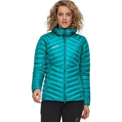 マムート レディース アウター ジャケット・ブルゾン フーデッドジャケット ジャケット Mammut Broad Peak IN Hooded Jacket Womens Deep TealBlackのサムネイル