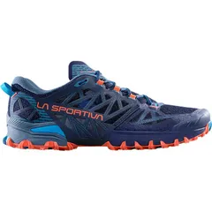 ラスポルティバ メンズ シューズ スニーカー La Sportiva Bushido III Wide Trail Running Shoe Mens Deep SeaCherry Tomato Wのサムネイル