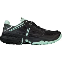 マムート メンズ シューズ スニーカー Mammut Sertig Trail Running Shoe Mens BlackNeo Mint ブラックのサムネイル
