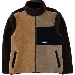 カブー メンズ アウター ジャケット・ブルゾン フリース ジャケット KAVU Wayside Sherpa Fleece Jacket Mens Wild Wood Blockのサムネイル