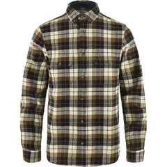 フェールラーベン メンズ トップス シャツ レギュラーフィット Fjallraven Singi Heavy Regular Fit Flannel Shirt Mens Chalk WhiteDarのサムネイル