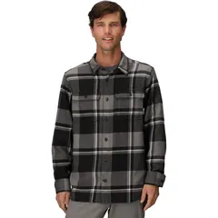 アウトドアリサーチ メンズ トップス シャツ Outdooresearch Feedback Flannel Twill Shirt Mens BlackPewter Plaid ブラックのサムネイル