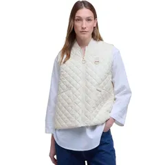 バブアー レディース トップス ベスト ジレ Barbour Rosalie Gilet Womens Neutralのサムネイル