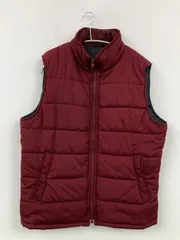 GAP ギャップ ダウンベスト L レッド 無地 フードなし メンズのサムネイル