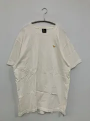 modern amusement モダンアミューズメント Tシャツ/カットソー ホワイト 無地 ワンポイント 刺繍 ミドル丈 半袖 クルーネック(丸首) メンズのサムネイル