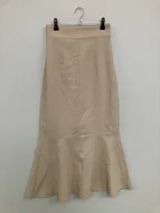 Heather ヘザー ロングスカート M ベージュ レディース