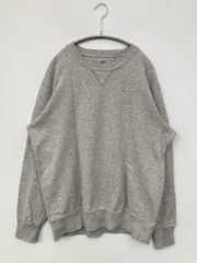 UNIQLO ユニクロ スウェット L グレー コットン 無地 長袖 メンズ レディース