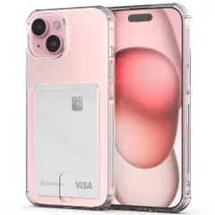 【2in1機能付きスマホ透明ケース】Sinjimoru、iPhone薄型 TPU素材 手帳型スマホカード入れケース 衝撃吸収 黄変防止 脱着簡単 SUICA PASMO 定期券 レトカ 交通パスカードウォレット iPhone 15 Pro Max Plus iのサムネイル