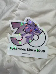 ゲノセクト ロゴ ステッカー ポケットモンスター 30周年のサムネイル