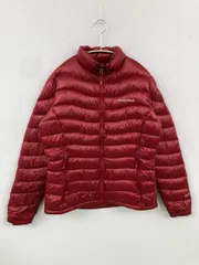 mont-bell モンベル ダウンジャケット/コート M レッド ナイロン 無地 ワンポイント ショート丈 フードなし ジップアップ レディースのサムネイル