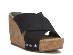 ラッキーブランド レディース シューズ サンダル Lucky BrandValmai Wedge Sandal Black ブラックのサムネイル