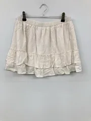 BRANDY MELVILLE ブランディーメルビル ショート/ミニスカート 160/84A ホワイト レディースのサムネイル