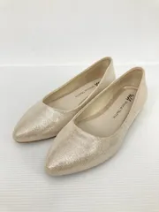 WA ORiental TRaffic ダブルエーオリエンタルトラフィック パンプス 35 ゴールド 無地 ポインテッドトゥ フラット ～3cm ストラップなし レディースのサムネイル