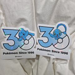ポケモン 30周年記念 マナフィ ステッカー 2種セット - メルカリ
