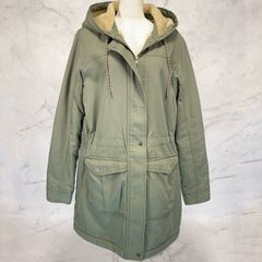 patagonia】 フード付きモッズコート Sサイズ オリーブグリーン - メルカリ