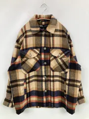 ZARA ザラ ブルゾン USA S ベージュ チェック柄 ミドル丈 フードなし ボタン留め レディース