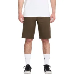 ボルコム メンズ ボトムス ハーフパンツ・ショーツ Volcom Frickin Modern Stretch 21 Short Mensage Leaf セージのサムネイル