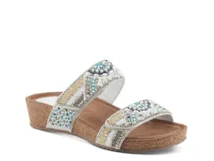 アズーラ レディース シューズ サンダル AzuraBahamian Wedge Sandal Off WhiteMulticolor オフホワイトのサムネイル