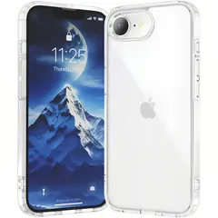 iPhone 17e/16e 対応 クリアケース 薄型 軽量 黄ばみにくい クリア カメラ・画面保護設計 ストラップホール付き 衝撃吸収 傷つけ防止 アイフォン17e/16e 対応 ケース（6.1インチ）