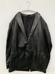 JOSEPH HOMME レザージャケット ブラック メンズのサムネイル