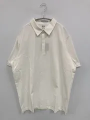 UNIQLO × Theory ポロシャツ XL ホワイト 無地 半袖 メンズのサムネイル
