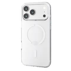 エレコム iPhone 17 Pro Max ケース カバー クリスタルクリア 透明 耐衝撃 衝撃吸収 MAGKEEP ソフト TPU 薄型 1.0mm マイクロドット加工 メタルステッカー付属 カメラレンズ保護設計 クリア PM-A25DUCT3MGCRのサムネイル